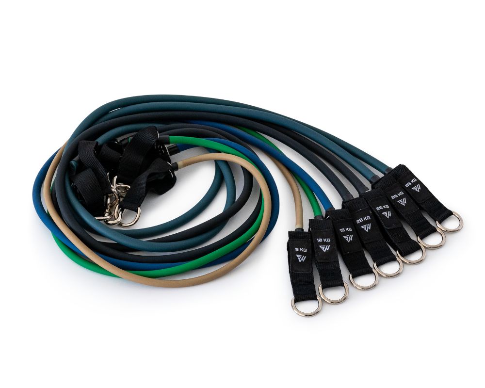 SmartWorkout Elite Best Resistance Bands Set with Bar UK