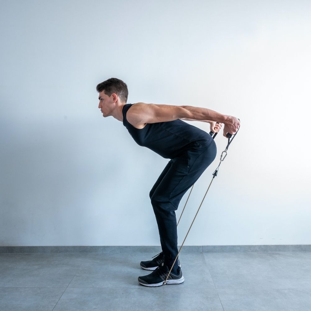 Triceps exercise resistance bands